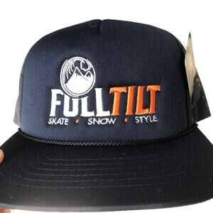 Full Tilt Skate Snow Snapback Trucker Hat Navy with TAGS Richardson Cap